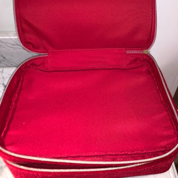 ❤️ESTEE LAUDER COSMETICS FAUX VELVET COSMETIC AND JEWELRY ZIPPERED BAG❤️ - Picture 7 of 7